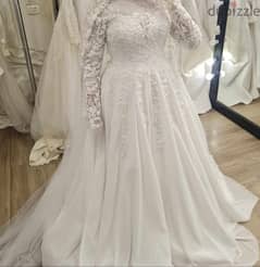 فستان زفاف جديد بالكڤر