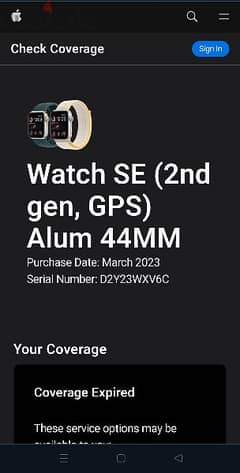 Apple Watch SE 44 MM Starlight + Full Box Excellent condition 0