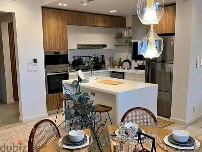 A distinctive apartment for sale, finished with air conditioners, in comfortable installments, in the heart of the Fifth Settlement, directly in front 6