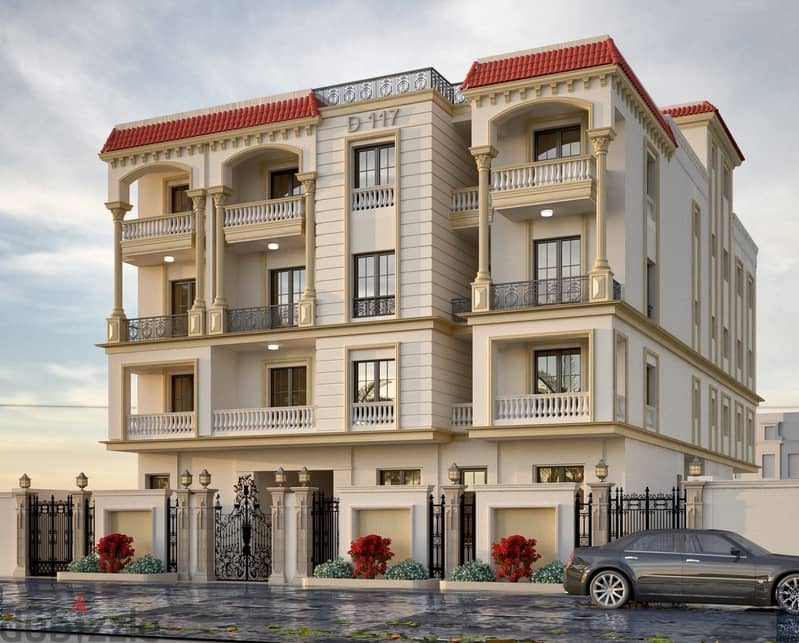 Apartment for sale, ground floor, 216 meters, with garden 130 meters  in front, 29% down payment and payment over 50 months, First District, Beit Al W 3