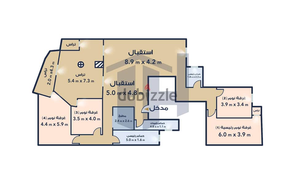 Apartment for sale 250 sqm in Miami (directly on the sea) - 4