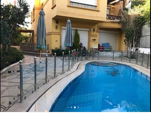 Twin house villa for sale in Laterra compound, next to the American University, fully finished, with a private swimming pool 1