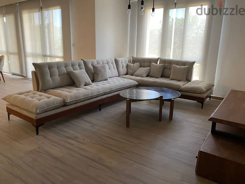 Fully finished apartment with View Lagoons for sale in Marvell Al Marasem Compound, minutes from Sphinx International Airport 7