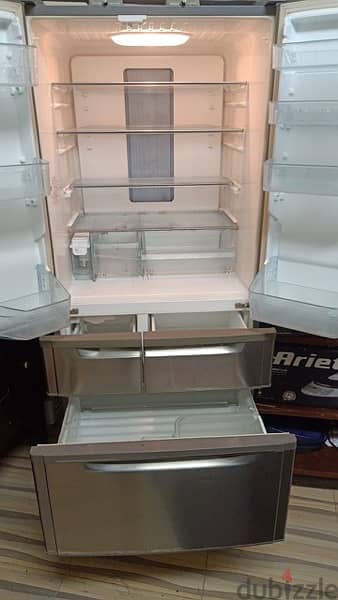 toshiba fridge 420 litre with ice maker 10