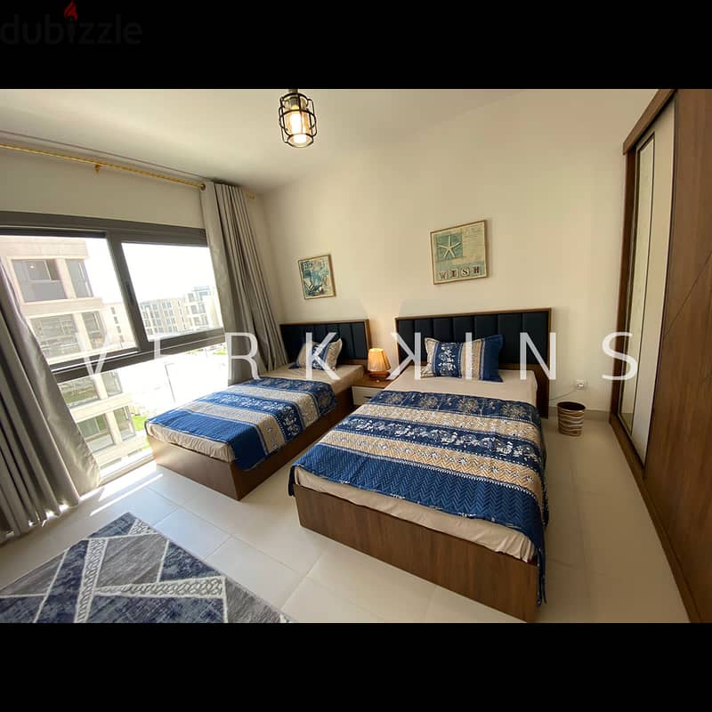 FURNISHED CHALET OVERVIEW CANAL IN MARASSI MARINA 2 IN NORTH COAST 2 BEDROOMS 3
