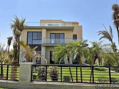 Super luxury finished palm villa for sale in Hills of One October Compound with payments in installments 0