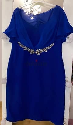 فستان سواريه ازرق للمناسبات