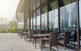 A restaurant and café ready for inspection, directly in front of the Olympic City and the Capital Stadium, in installments up to 10 years.