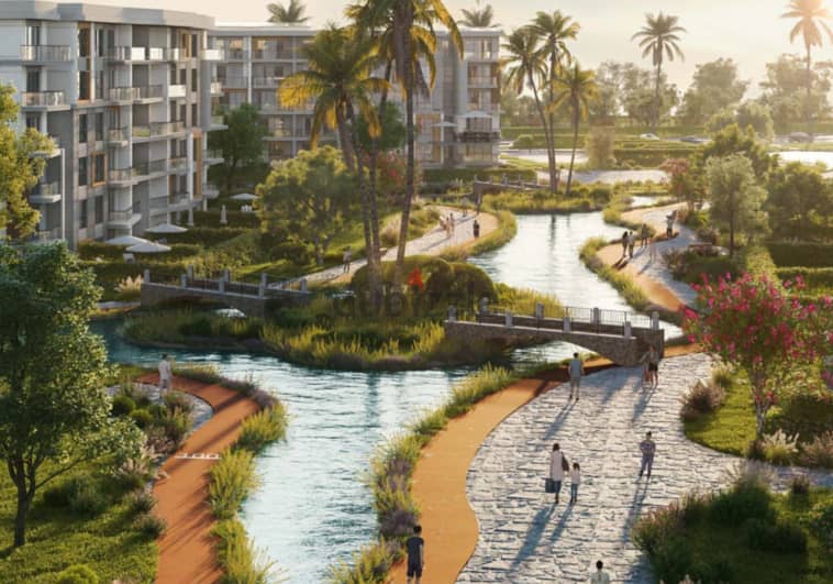 ريسيل بالم هيلز كليو التجمع اقل من سعرالشركة ب 3 مليون شقة ارضي بحديقة للبيع تكملة اقساط حتى 2032 Resale Palm Hills new Cairo Cleo Phase 7