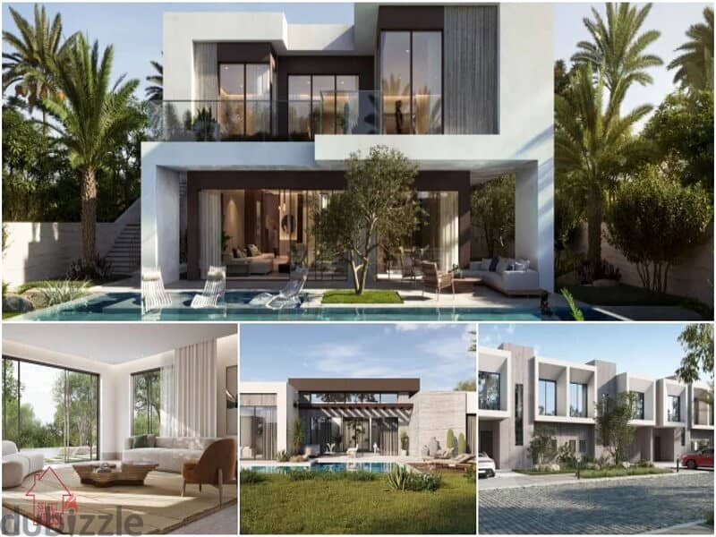 For sale, 240 sqm villa, finished + ACS, in Solana, Sheikh Zayed, ora development 9