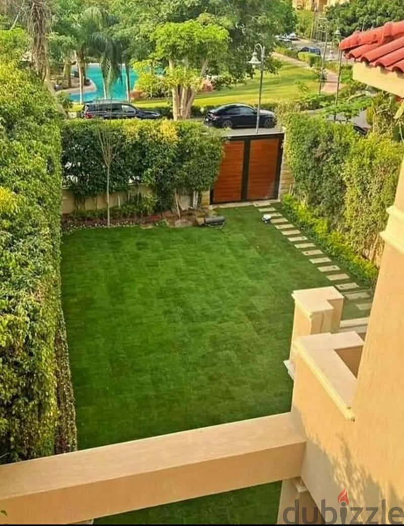 Apartment with Garden 3Bed fully finished in compound Amara very prime location direct on 90 street fifth settlements new cairo 0