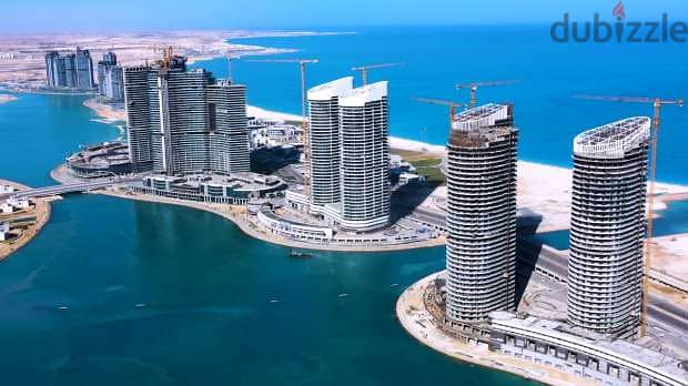 Apartment For Sale Ready To Move High End fully finished Sea view & lagoon view  Installments over 2030 Alamein Towers City Edge 6