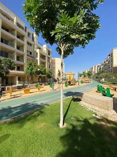 For sale, apartment + garden in the most distinguished compound in Mostakbal City, next to Madinaty, with a 10% SARAI down payment 0