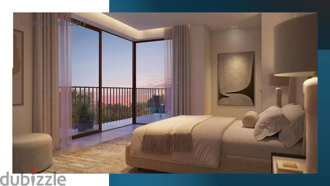 للبيع في سولانا نيو زايد شقة 126 م في موقع متميز واطلالة مفتوحة وتصميم فندقي 3