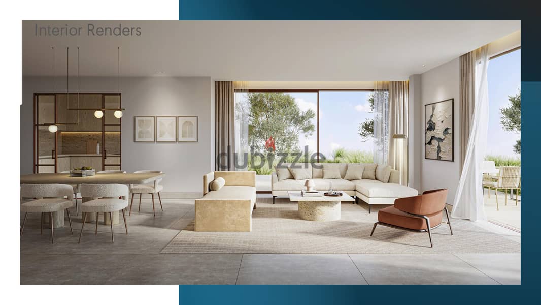 للبيع في سولانا نيو زايد شقة 126 م في موقع متميز واطلالة مفتوحة وتصميم فندقي 4