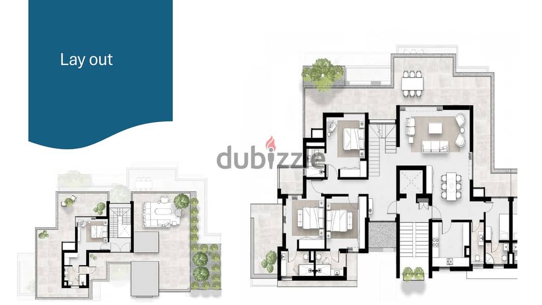 For sale in Solana New Zayed, a 244 sqm penthouse in a prime location, fully finished 7