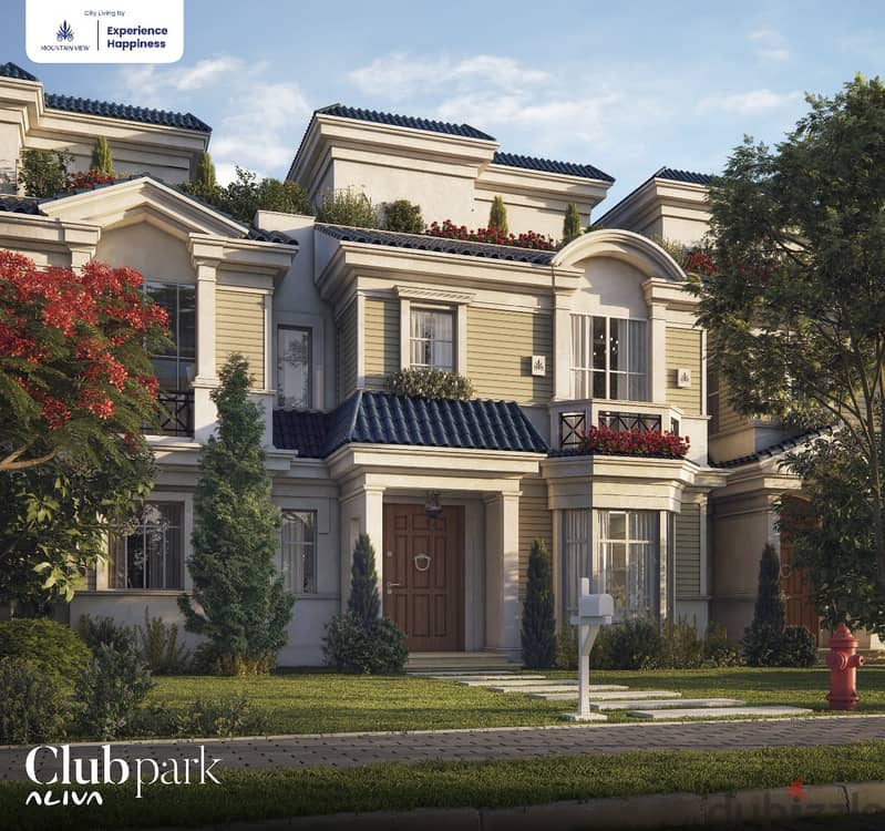 Stand Alone, 350 sqm villa with 30 sqm roof in the heart of Mostakbal City, New Cairo, Aliva MOUNTAINVIEW Compound, Mostaqbal 18