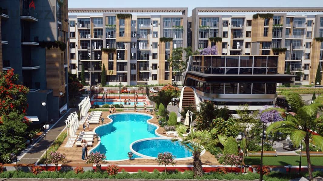 In the Fifth Settlement, own your apartment with a 10% down payment in Valencia Valley Compound next to Hyde Park 7