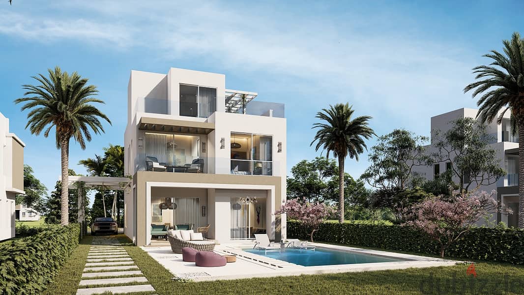 Fully Finished Chalet view Lagoon in Sea Shore Ras El Hekma By Hyde Park with Only %5 Down Payment 6