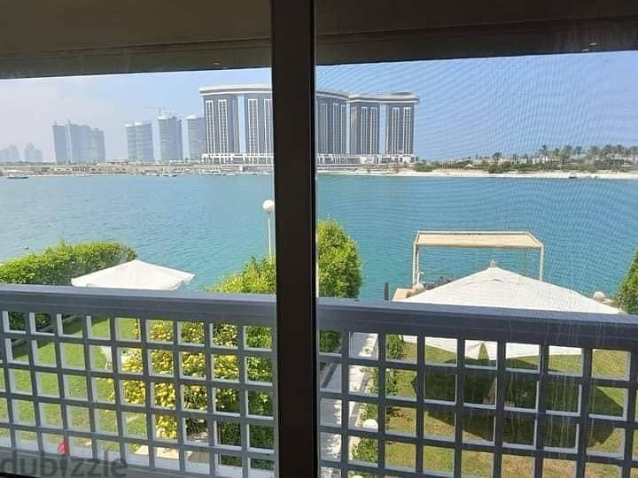 For sale apartment 151 m finished in Marina 8 North Coast between Marassi and La Vista and before the head of the Emirates wisdom 4