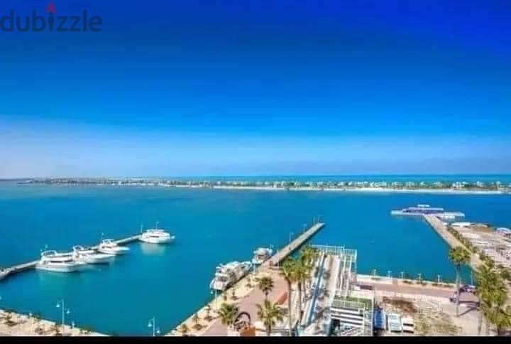 For sale apartment 151 m finished in Marina 8 North Coast between Marassi and La Vista and before the head of the Emirates wisdom 6