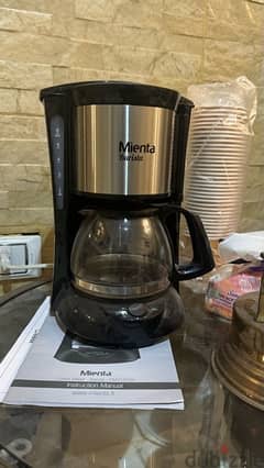 mienta american coffee maker جديده مفيهاش اي حاجه بالكترونه و الضمان
