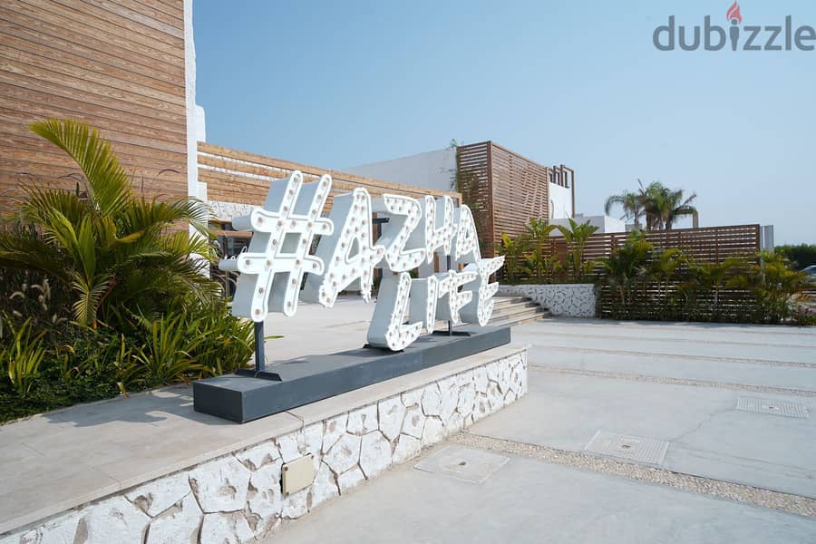 Chalet for sale, fully finished, with air conditioners, in Azha North Coast, area of ​​110 meters, Azha North 7