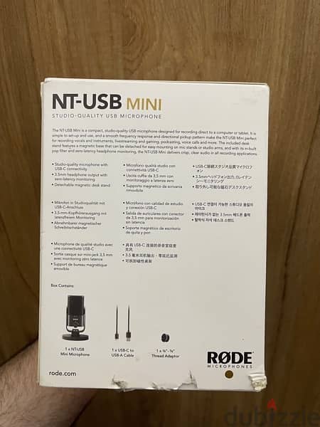 RØDE NT-USB Mini with original box 4