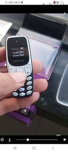 اصغر تليفون فى العالم بسعر مفاجأة 

موبايل عفروتو

 Mini small phone 0
