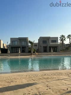 Chalet for sale, View Lagoon, fully finished, with air conditioners and kitchen - in Azha Al Sahel AZHA RAS ELHIKMA 0