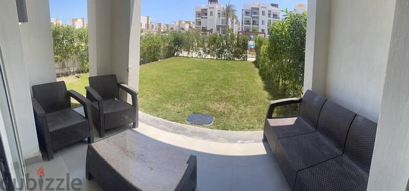chalet for rent amwaj northcoast in front of the pool 2