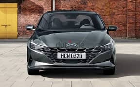 Elantra CN7 car for rent model 2021  CN7سياره الانترا للايجار 0