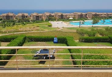 chalet 3 bedrooms at telal sokhna fully finished ( sea view ) 4