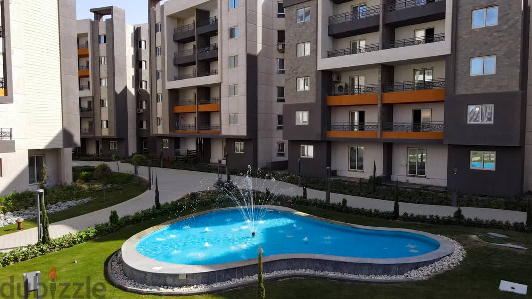-Apartment with immediate receipt, 160m, finished, in Rock Eden Compound, October Gardens 4