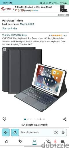 iPad keyboard cover and pencil , Mibro watch