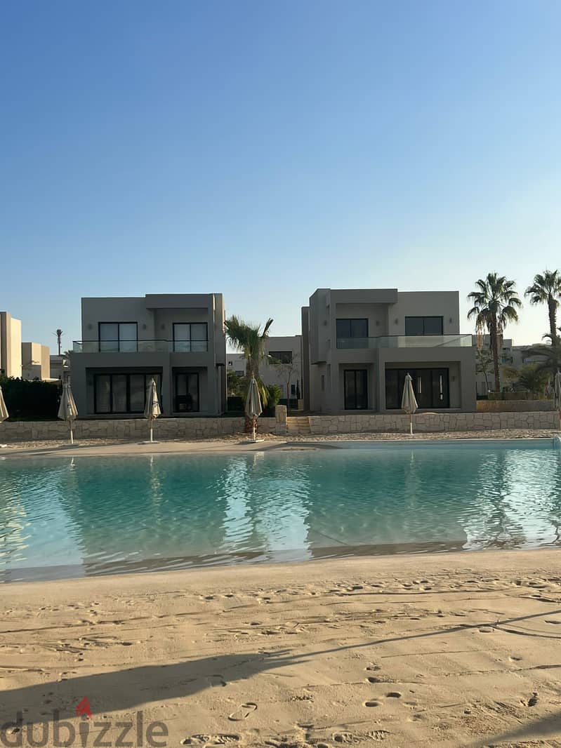 Ready chalet for sale in Azha, Ras El Hekma, fully finished, with air conditioners and kitchen, azha north cost 0