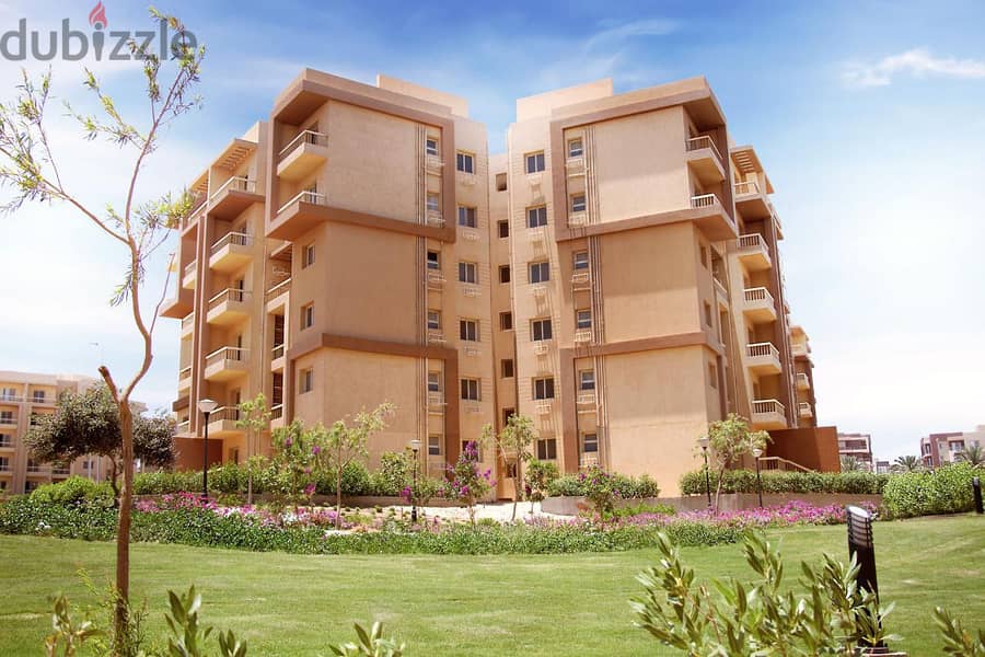 Own your apartment in the most prestigious “Ashgar City” compound with a distinctive view and the possibility of installments with a 5% down payment, 6