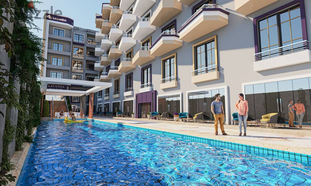With a 25% down payment, your unit owns the Lavanda Resort Hurghada project 8