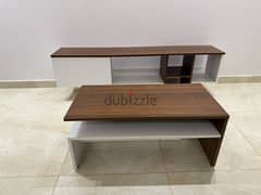 Tv bench and coffe table