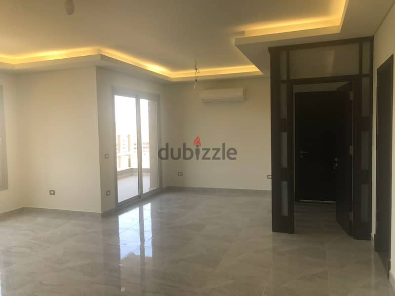 Fully air-conditioned, semi-finished apartment at a special price, Kitchen belt in with appliances ,area 147 m , in Village Gate . 2