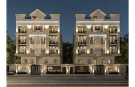 apartment 150 sqm in the best prime location in the Fifth Settlement, Beit Al Watan, with a 50% down payment 0