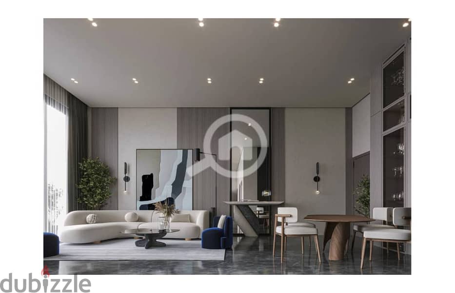 167 sqm apartment for sale in the Administrative Capital in City Oval Compound, discounts up to 28%, in installments over 10 years, with a minimum loa 4