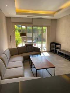 For Rent Furnished Apartment With Garden in Compound Katameya Heights