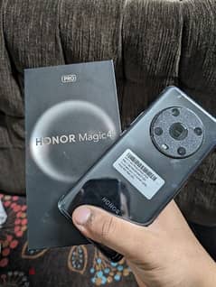 Honor magic 4 Pro 256/13 بكل مشتملاته حاله ممتازه خدش في باغه الكاميره 0