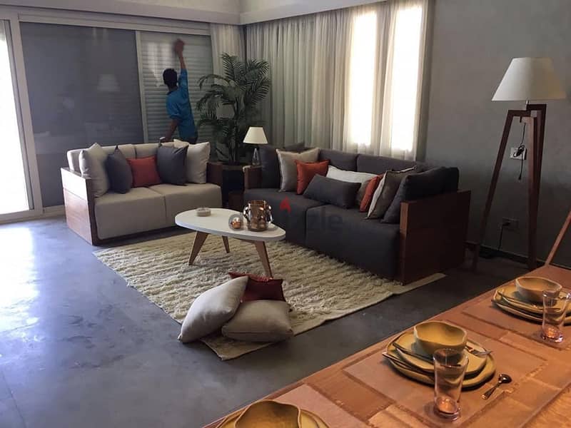 Fully finished Chalet ultra modern with ACs in Ain sokhna in El-Galala City | Il Monte Galala | Crystal lagoon panoramic view with 980k down payment 10