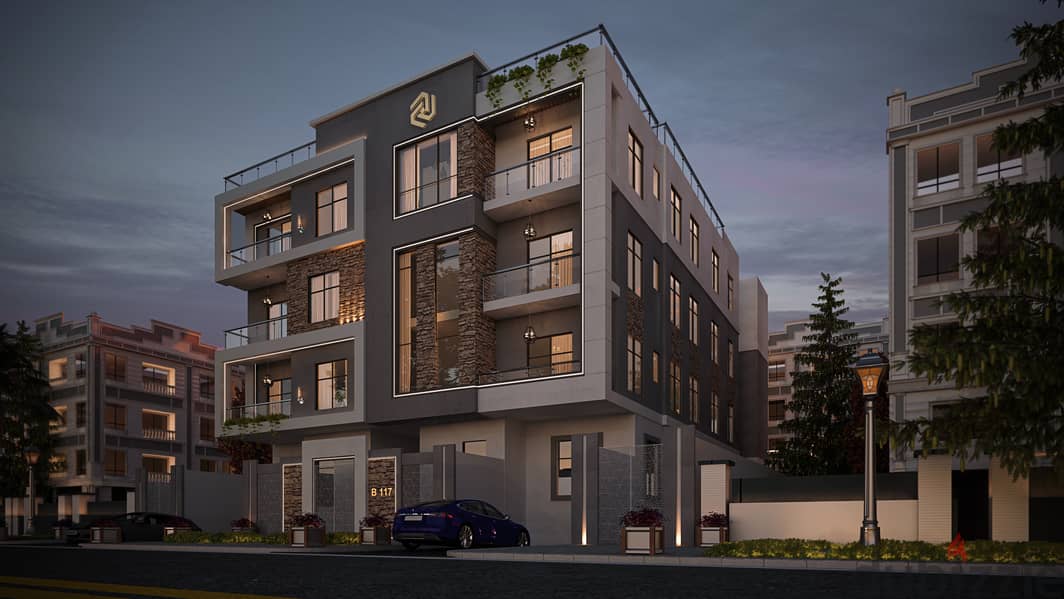 شقة للبيع في التجمع الخامس بيت الوطن الحي الأول مساحة الشقة 232م  دور أول بالتقسيط علي 54 شهر استلام 2025 7