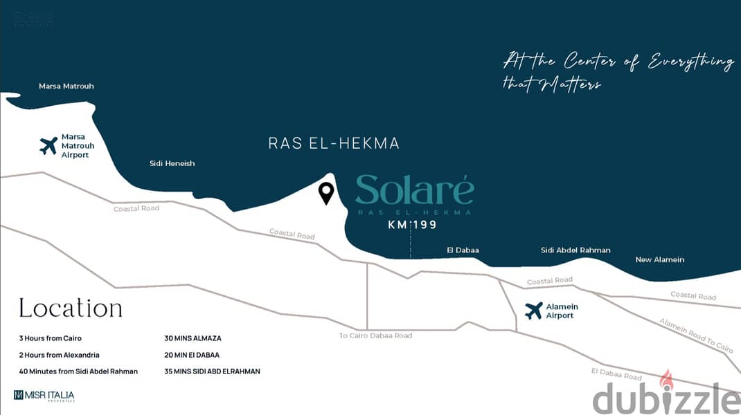 chalet resale in solare , Ras Elhekma last location  on lagoon less than company y 3 million 2 Master bedrooms 107m² delivery 2026 fully finished 7