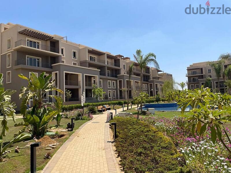 Resale apartment, prime location, semi-finished, in October Plaza Compound in 6th of October 10