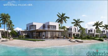 Standalone for sale in The med ras elhekma north coast  prime location lagoon view Two story standalone BUA(g+1) 265m²Land430m² 5%DP over 8 yrs