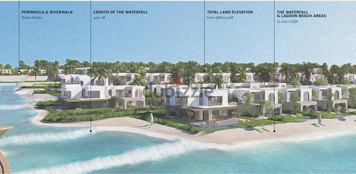Standalone for sale in The med ras elhekma north coast  prime location lagoon view Two story standalone BUA(g+1) 265m²Land430m² 5%DP over 8 yrs 19